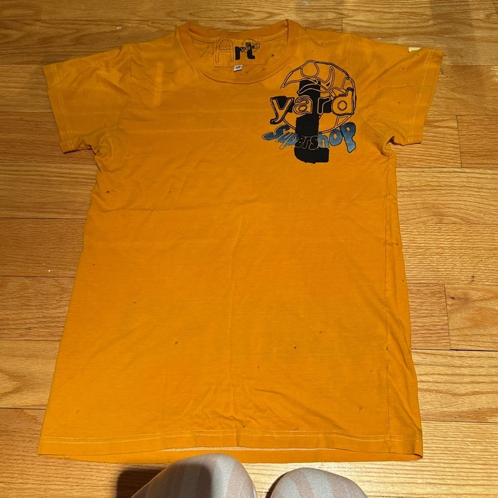 Vintage free city art yard distressed tshirt